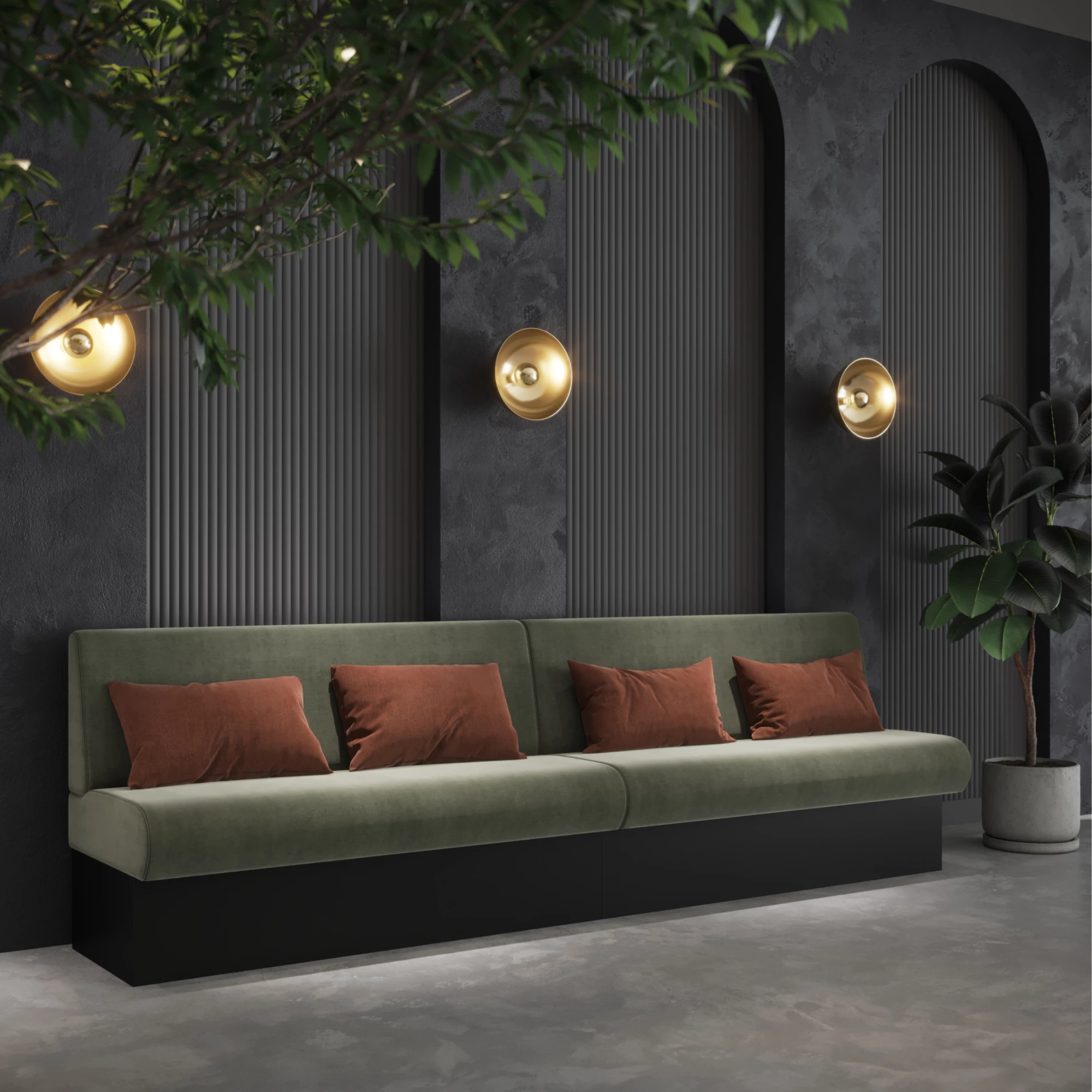 Donald bench + Sockle 